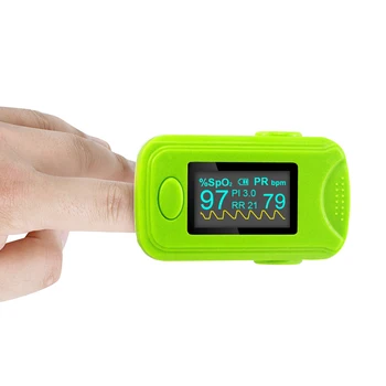 

Finger Pulse Oximeter Pulsioximetro SpO2 PR PI OLED Oximetro De Dedo Respiration Rate Monitor