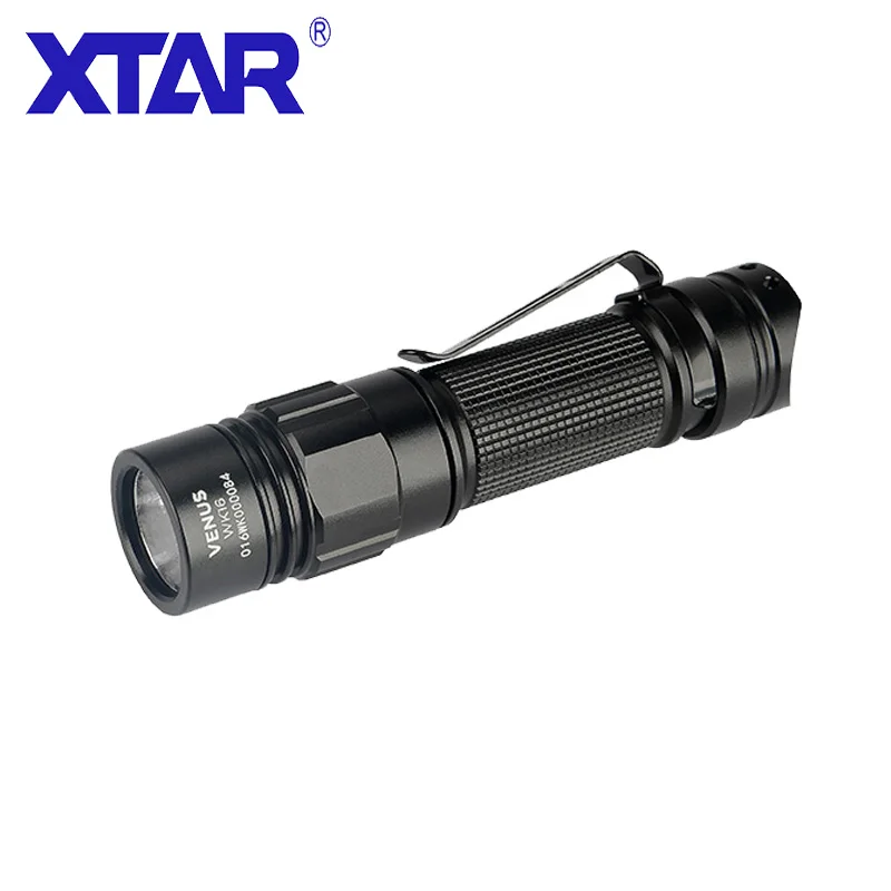 

XTAR EDC Flashlight WK16-550LM Tail Top Switch Waterproof Light For Camping Portable LED Flashlight For 14500 / NI-HM AA Battery