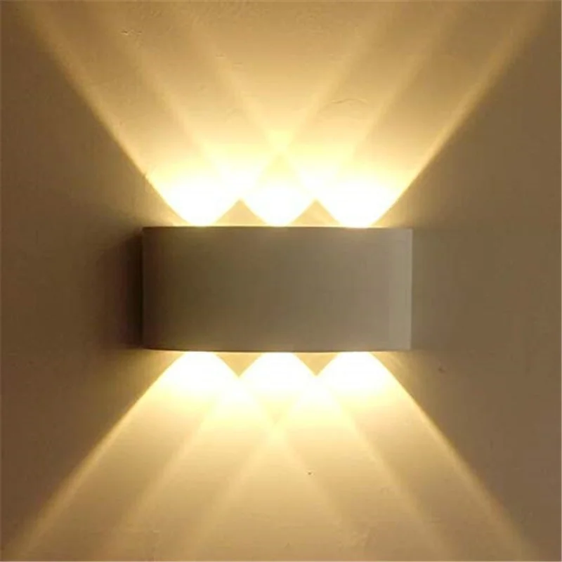 

Nordic LED Wall Light IP65 Indoor Outdoor Sturdy Night Light Garden Wall Lamp AC 85-265V Aluminum For Bath Corridor Home Stairs
