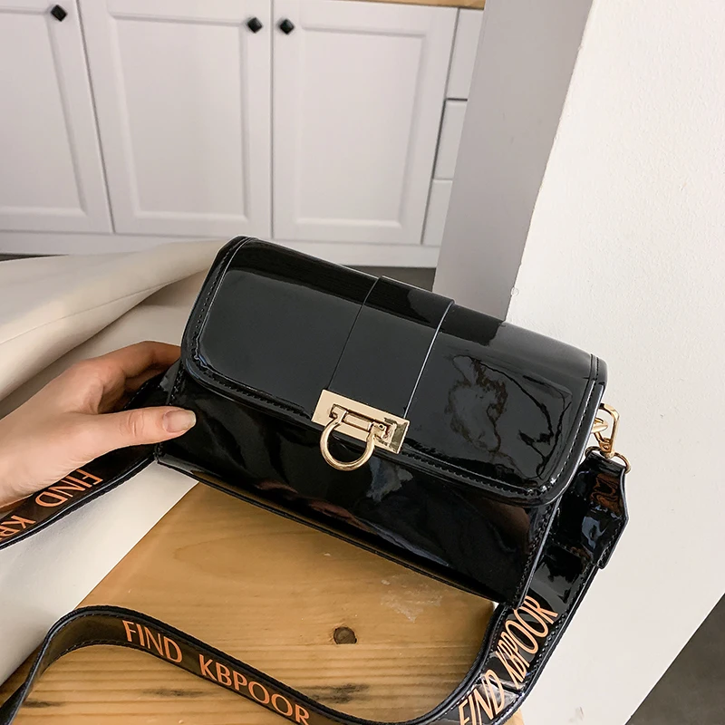 

2020 New Hot Sale Women Handbag Patent leather Shoulder Messenger Bag Female Crossbody Handbag Small Ladies' Fashion Women Bags