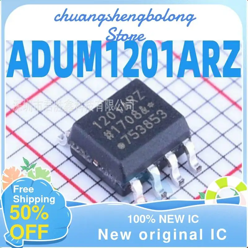 

10PCS ADUM1201 ADUM1201ARZ ADUM1201BRZ SOP8 New original IC