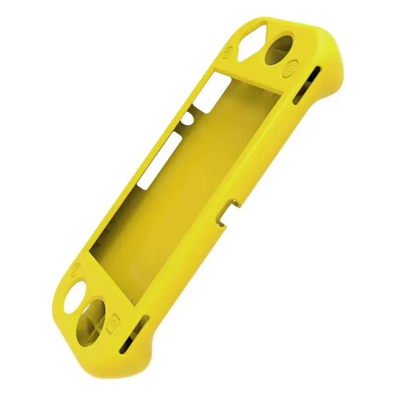 Handle Grip Cover Silicone Game Console Protective Case Shock Absorption Durable Comfortable for Nintend Switch Lite - Цвет: Цвет: желтый