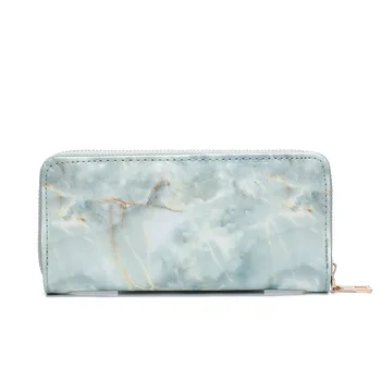 

Casual Women Wallets Marble Patent Leather Clutch Bags Zipper Long Wallet Women Card Holder Ladies Purse Carteira Feminina