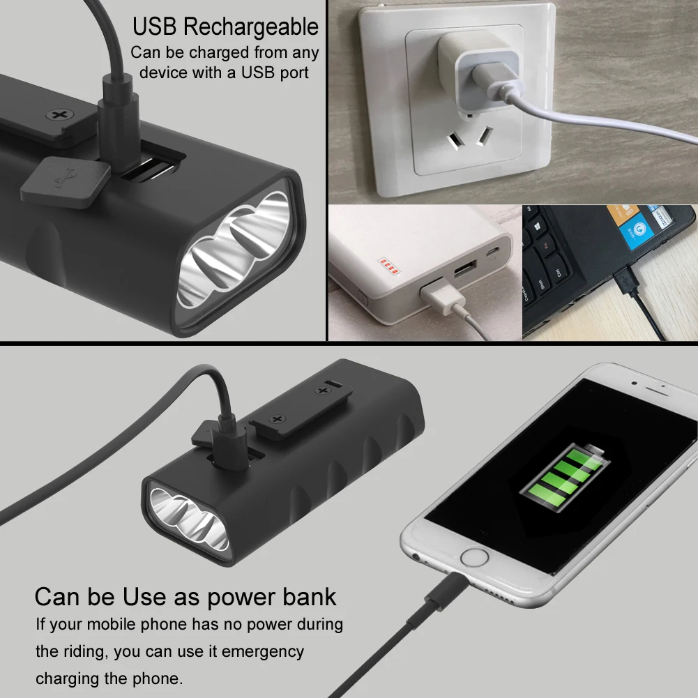 Discount 5200 Mah Bicycle Light 1000 Lumen Bike Light Built in Battery USB Charge Aluminum Alloy Cycling Light Waterproof Bike Accessory 2 Discount 5200 Mah Bicycle Light 1000 Lumen Bike Light Built in Battery USB Charge Aluminum Alloy Cycling Light Waterproof Bike Accessory 2