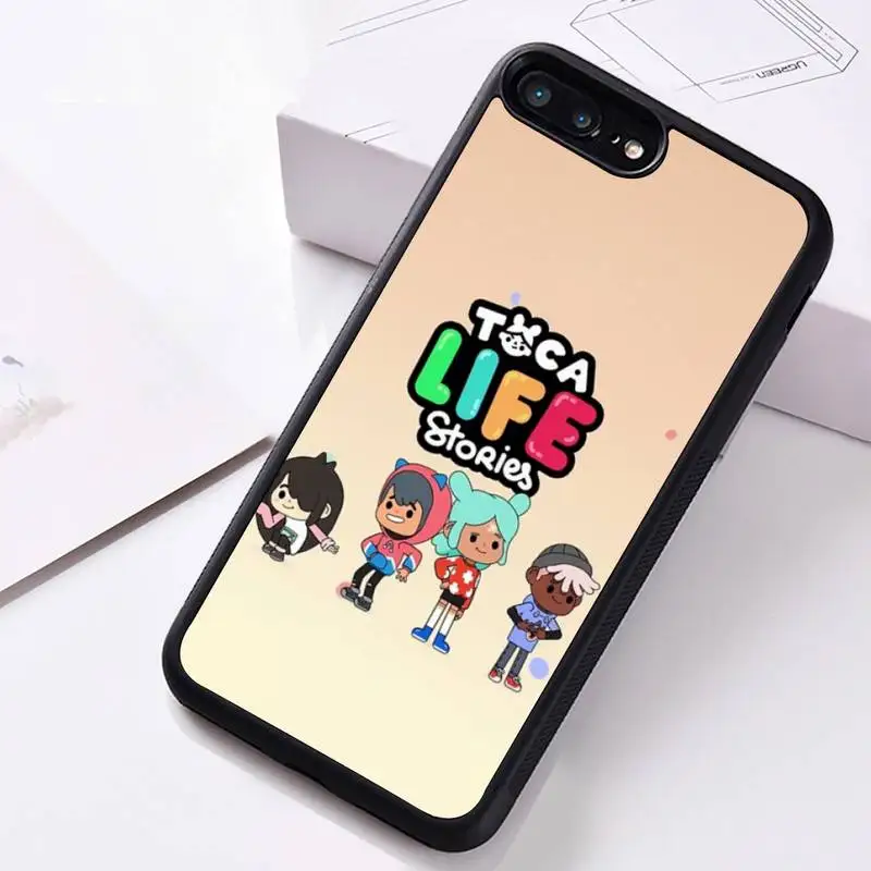 Toca Boca Toca Life World game Phone Case Rubber For iphone 12 11 Pro Max Mini XS Max 8 7 6 6S Plus X 5S SE 2020 XR cover puffer case Cases For iPhone