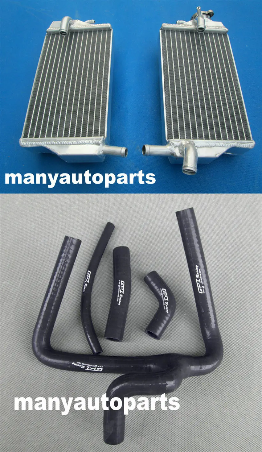 Для Honda CR250 CR250R CR 250 R 2002-2004 2003 2004 03 04 радиатора и синий шланг