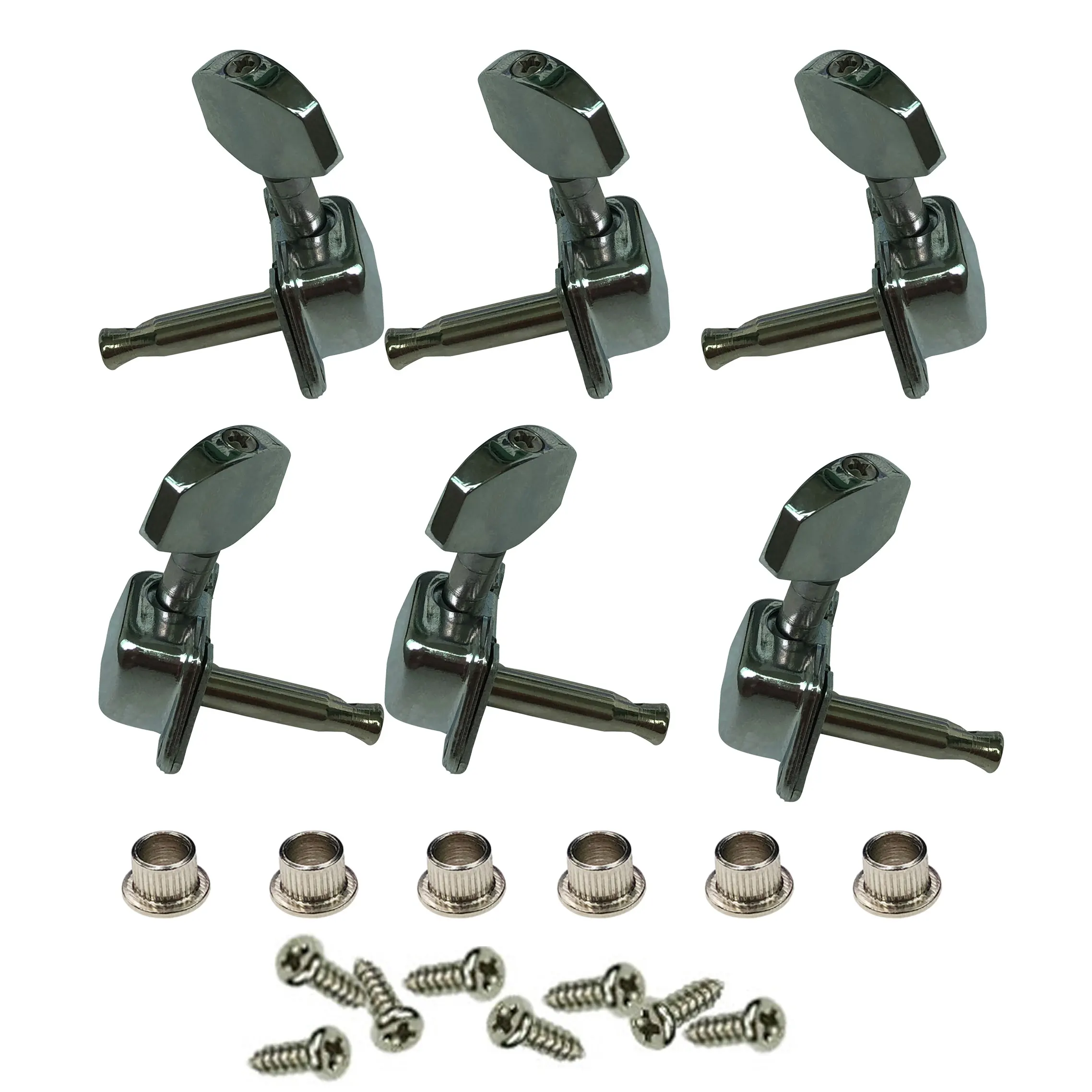 Guitar Parts K807 3 Left 3 Right Guitar Sealed Small Peg Tuning Pegs Tuner Machine Heads For