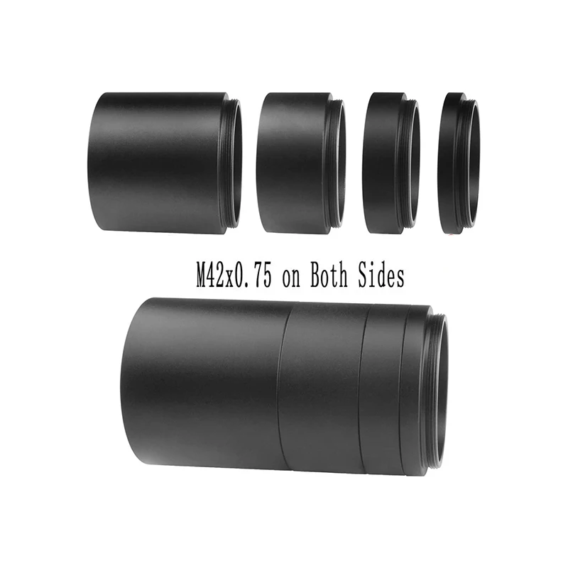 StarDikor M42x0.75 Metal Focal Length Extension Tube Kits 3/5/7/10/12/15/20/30mm For Astronomical Telescope Photography T Ring 3