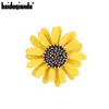 baiduqiandu 2022 Summer New Arrival Cute Sunflower Metal Alloy Brooch Pins in Gold Color Plated ► Photo 1/6