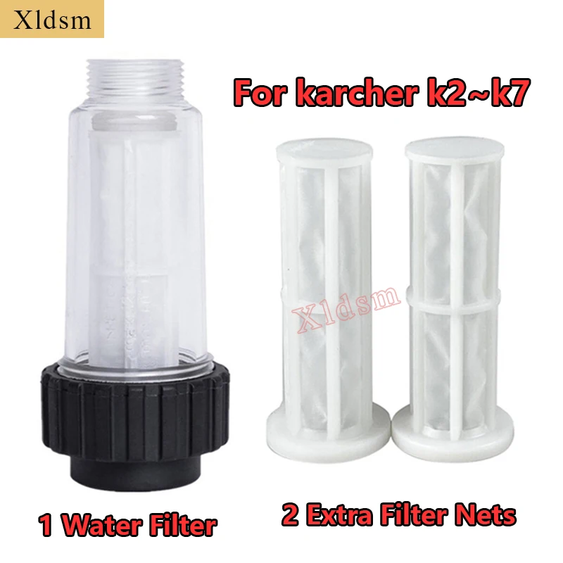 

Sink Filter G 3/4 "Fitting Medium Compatible With Two Filter Cores, For Karcher Accessories K2 K3 K4 K5 K6 K7 Pressure Washersac