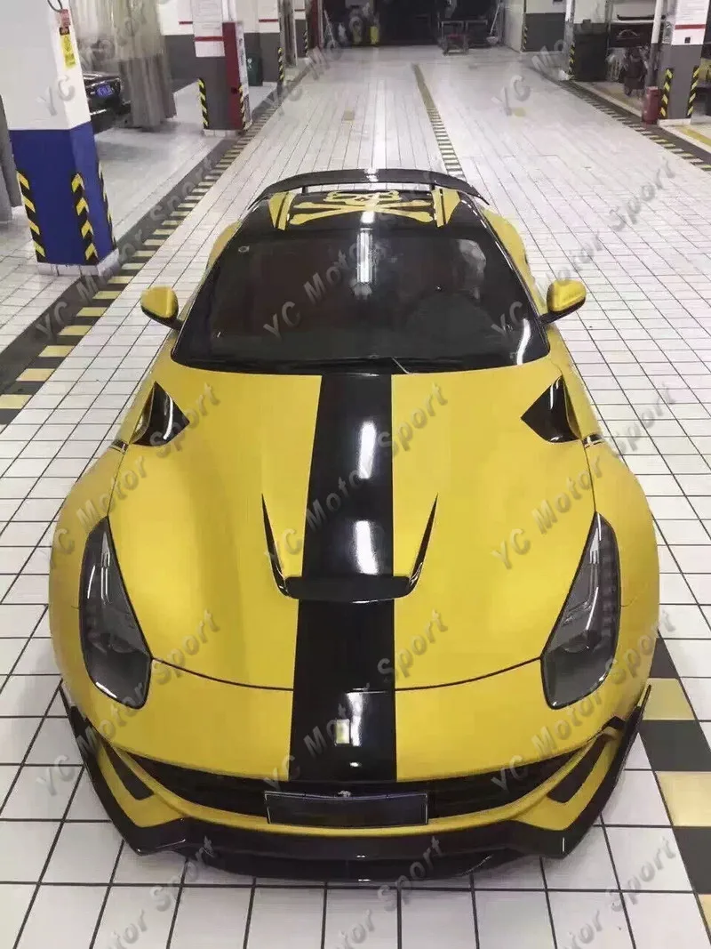 2012-2015 Ferrari F12 Berlinetta DMC Style Front Lip CF (103)_