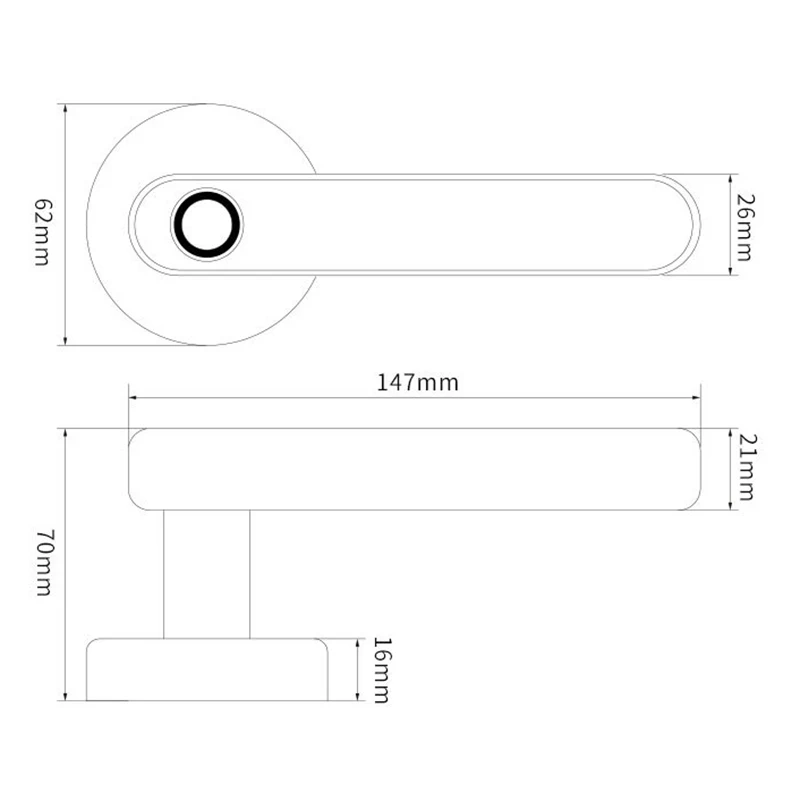 

Smart Electronic Fingerprint Door Security Lock Biometric Safe Home Entry Tools