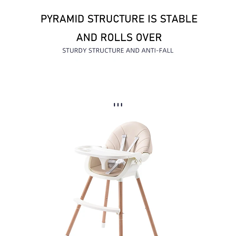 

Baby high chair authentic portable chair for feeding, baby high chair, multifunctional baby dining chair