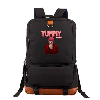 

Justin Bieber Yummy Laptop Backpack Fashion Kpop Fans Gift Bag School Bags Teenage Girls Sac A Dos Canvas Travel Mochila Mujer