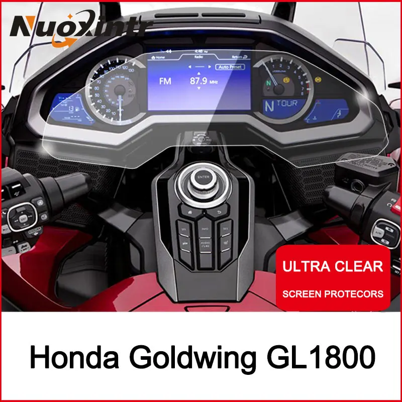 

Nxuointr Motorcycle Cluster Scratch Protection Film Instrument Dashboard Cover Guard TPU Blu-ray for HONDA GL1800 2018 2019