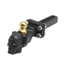 

RC Car Rear Bumper Simulation Tow Hook Mini Trailer Portable Tail Mount Hitch Receiver Replacement for SCX10 90046
