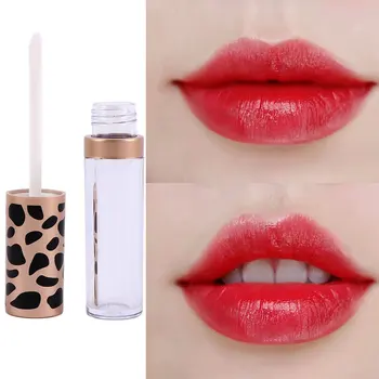 

5ml Leopard Print Pattern Lip Gloss Tubes DIY Lip Glaze Cosmetic Container Refillable Bottles Makeup Tools Sample Bottles