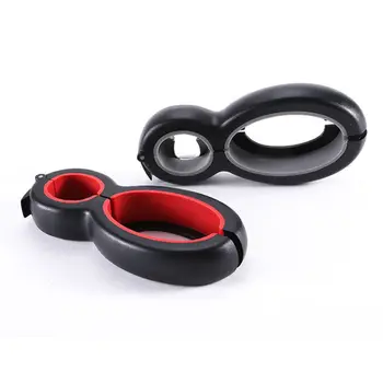 

Stainless Steel Can Opener Portable Multi-function Twist off Remover 14.5*6.2*2.4CM 1Pcs 6 in1 Bottle Opener Kitchen Gadgets