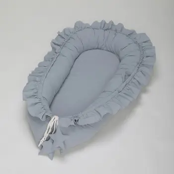 

Soft Cotton Baby Sleeping Bed Washable Infants Travel Crib for Newborns Gifts