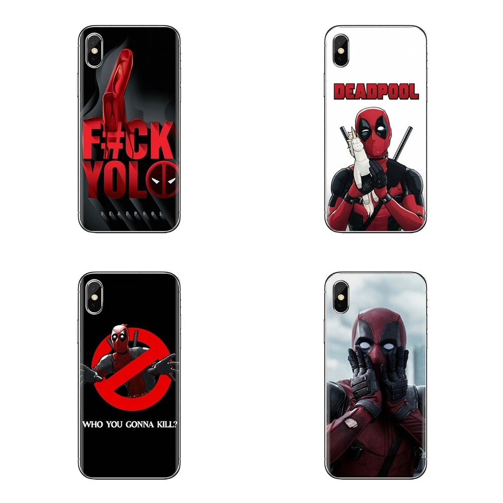 Прозрачный мягкий чехол из ТПУ для Xiao mi 6 A1 Max x 2 5X 6X Red Note 5 5A 4X 4A A4 4 3 Plus Pro Marvel dedpooli |