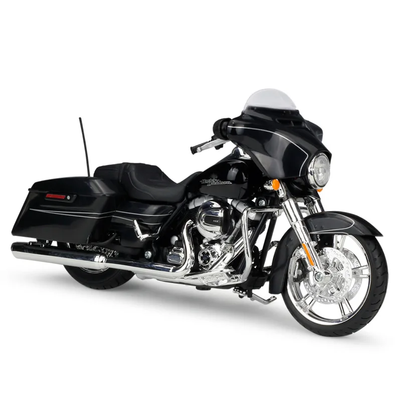 

1:12 Scale Harley-Davidson Street Glide Metal Motorcycle Diecast Bike Car Model Toy Collection Xmas Gift