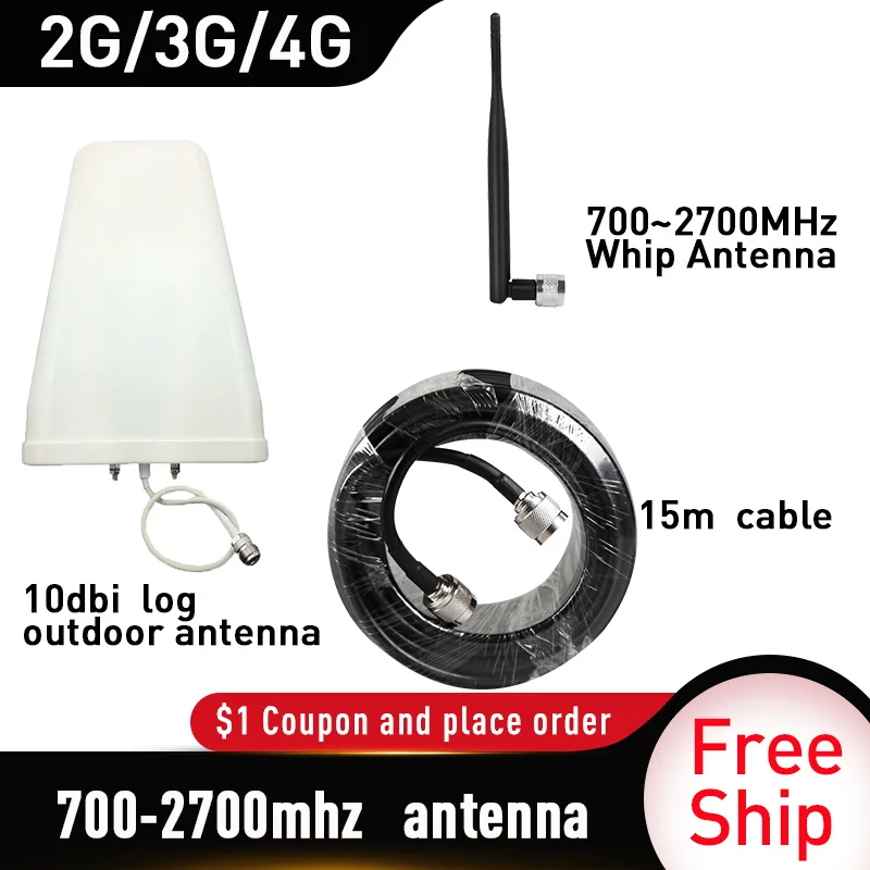 Ретранслятор Сигнала CDMA DCS LTE 4G 800/1800 МГц диапазон 20/2600 GSM усилитель 70 дБ Усилитель