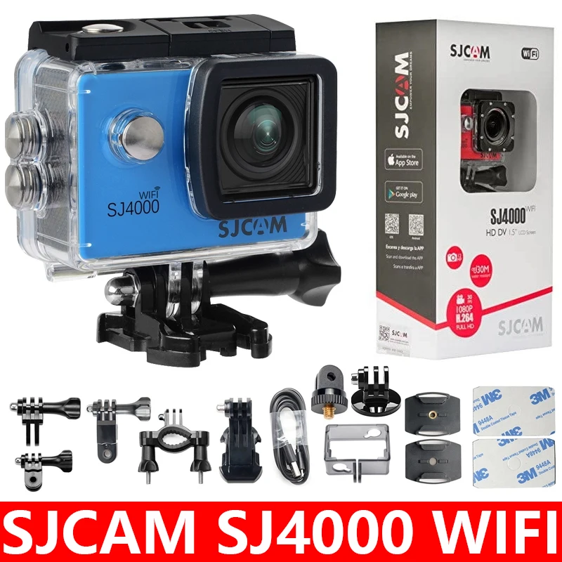 Оригинальная Экшн камера SJCAM SJ4000 с Wi Fi ЖК экран 2 0 дюйма 1080P HD для дайвинга