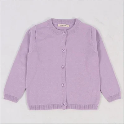 purple Детская куртка Микки г., новые осенние свитера для мальчиков кардиган для девочек, детское тонкое пальто детская хлопковая куртка с круглым вырезом для девочек - Цвет: purple