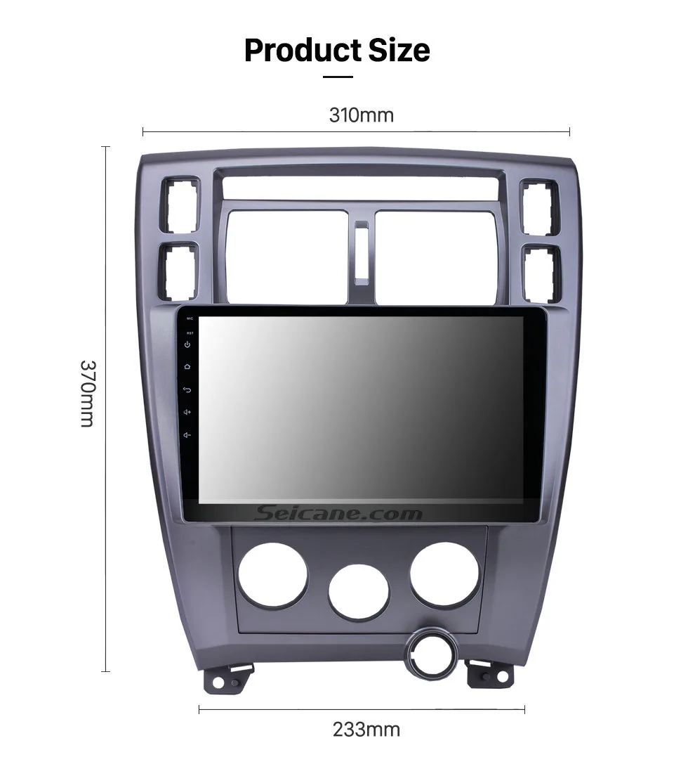 Discount Seicane Android9.0 Car AutoRadio 10.1" HD Navi GPS 1+16GB Player Stereo For Hyundai Tucson Left Hand Driving 2006-2013 Head Unit 15
