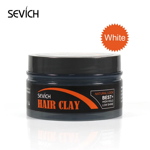 Sevich Strong Hold Hair Styling Clay Gel for Men Daily Use Hairstyles Wax Matte Finished Molding
