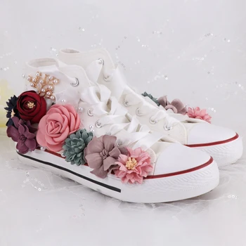 

Children Shoes Sneakers Flower Girl Higher Quality Sewed Washable Kids Size Custom Parent Child Shoes Travel Holiday Flats