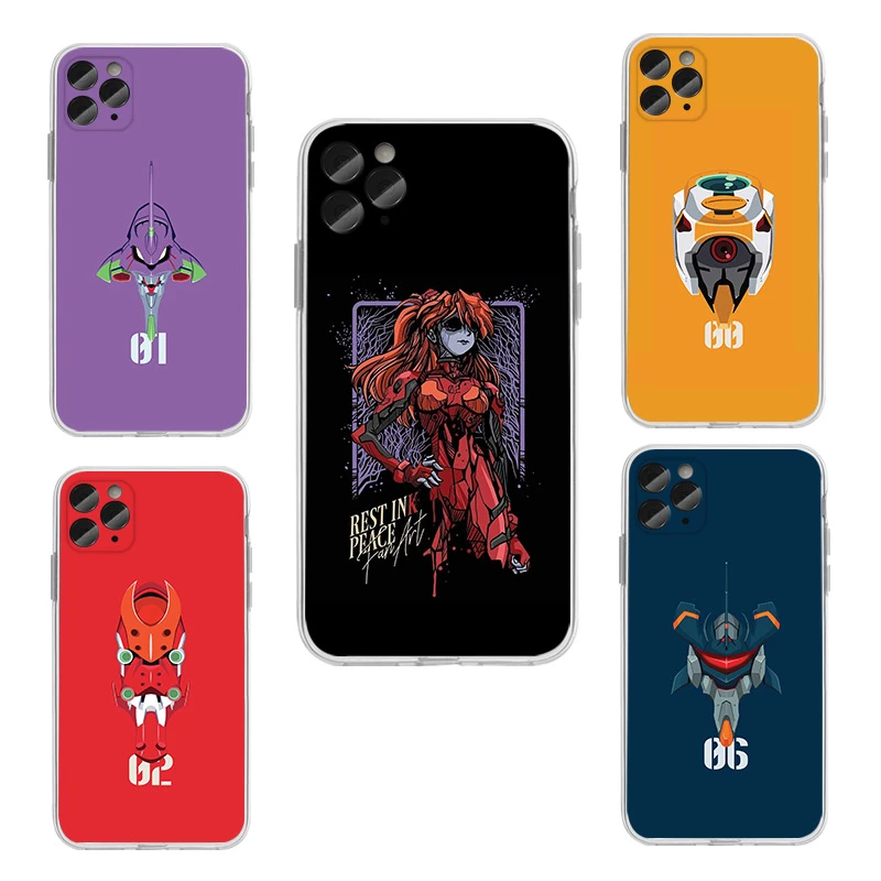 Neon Genesis Evangelion Anime Eva Phone Case Iphone 6 11pro 12pro Max 12mini 11 Xs Xr 7p 8p Se2 Anti Fall Fashion Matt Cover Aliexpress