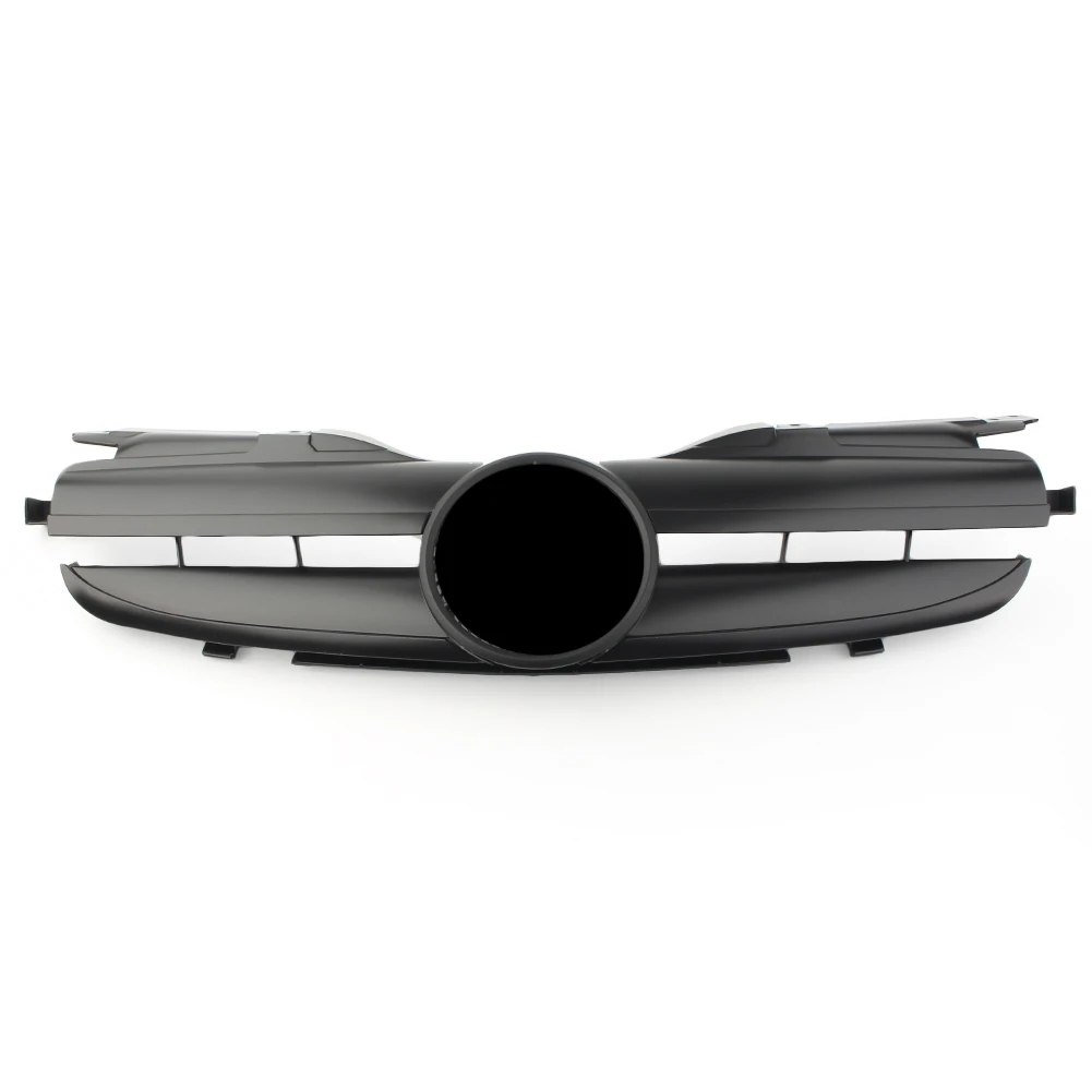 R170 Передняя решетка автомобиля 2 Pin AMG верхний гриль для Mercedes-Benz SLK КЛАСС W170 1998 1999 2000 2001 2002 2003 2004 матовый черный
