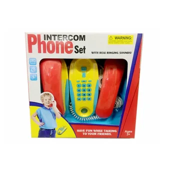 

Children Pretend Play Intercom Telephone Toy Simulation Telephone Toy With Real Ringing Sounds Classic Toys For Kids Xmas Gifts