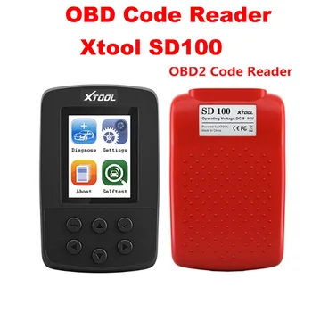 

XTOOL SD100 Full OBD2 Code Reader Scan Tools SD100 OBD2 Car Diagnostic Tools German,English,Spanish,France,Portugues,Russian