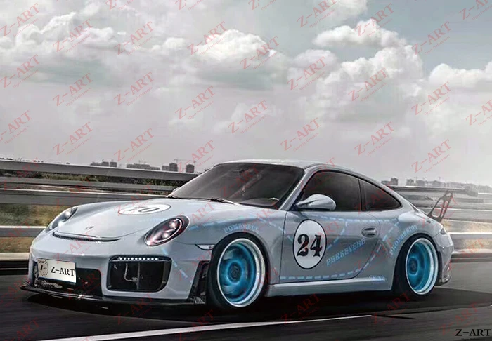 Z-ART 911 GT 2 RS обвес для Porsche 911 2005-2011 тюнинг обвес комплект для 997 911 Дооснащение обвес автомобиля Стайлинг обвес