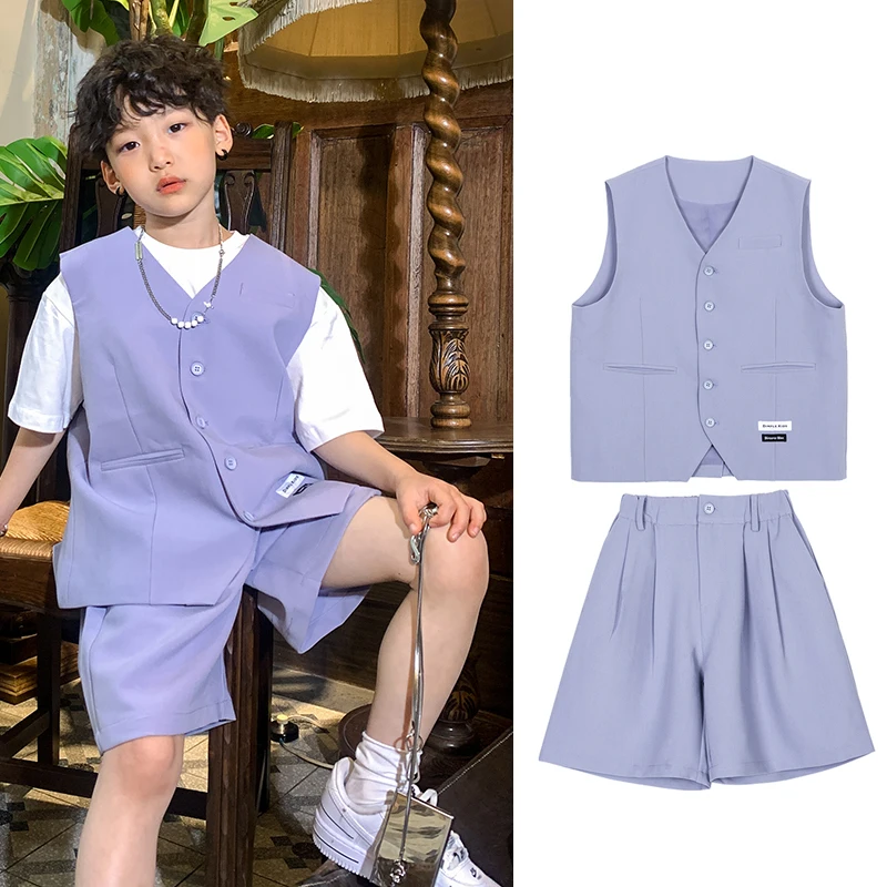 

Fashion College Style Hip Hop Clothes For Kids Loose Hiphop Suit Jazz Dance Costumes Practice Clothes Street Dance Wear DQS7589