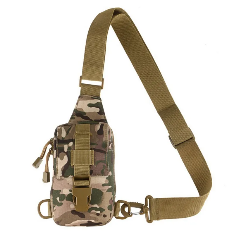 

High Quality Outdoor Utility Camouflage Chest Bags Tactical Sport Waist Pouch Diagonal Pack Men Riding Climbing Shoulder Bag