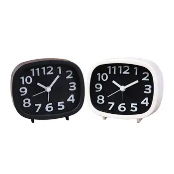 

GloryStar Cartoon Candy Color Alarm Clock Bedroom Study Electronic Luminous Pointer Silent Alarm