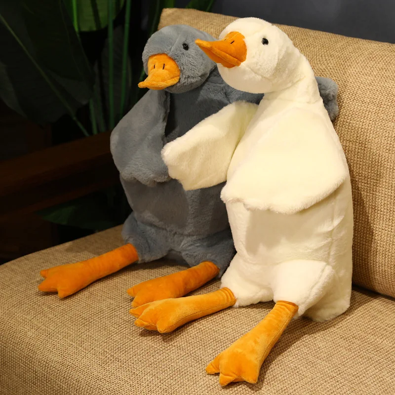 Fluffy Duck Plush Pillow