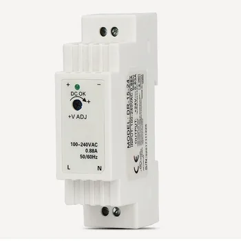 

1PC 15W Single Output 5V 12V 15V 24V Input 100-240VAC 50/60Hz Din Rail Mounting Industrial Switching Industrial Power Supply