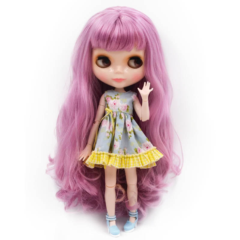 Neo Blyth кукла по индивидуальному заказу, NBL блестящее лицо, 1/6 OB24 BJD шарнирная кукла на заказ, куклы Blyth для девочки, подарок для коллекции