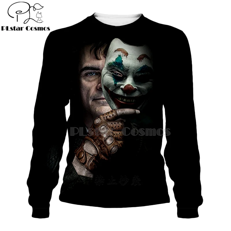 sweatshirt PLstar Cosmos новые фильмы хаха Джокер происхождения Joaquin Феникс 3d толстовки/Толстовка забавные осень зима Streetwear-11 - Цвет: sweatshirt