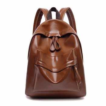 

2019 Women Leather Backpacks High Quality Preppy Style School Bags For Teenage Girls Luxury Designer Back Pack Female Bagpack