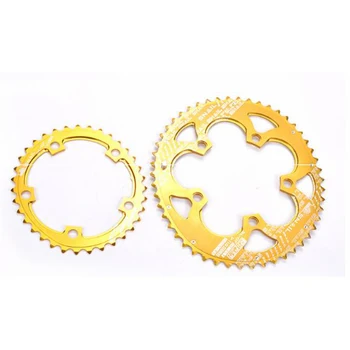 

2pcs Chainring Aluminium Alloy SNAIL Road Bike 110BCD 50T/35T Disc Durable