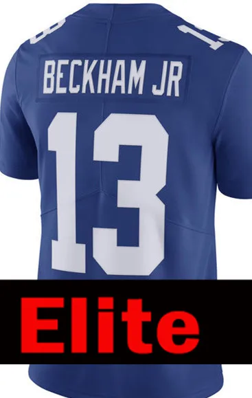 26 Saquon Barkley jersey 13 Odell Beckham Jr 10 Eli Manning 21 Landon Collins сшитые логотипы майки - Цвет: Elite Jersey