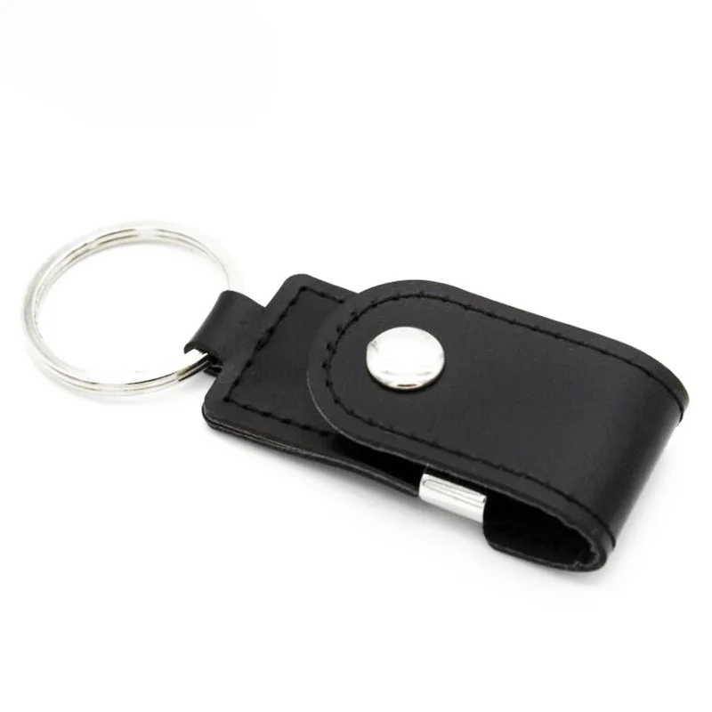 Black JASTER Пользовательский логотип тиснение цветной кожаный свисток USB 2,0 флэш-накопитель - Цвет: Black