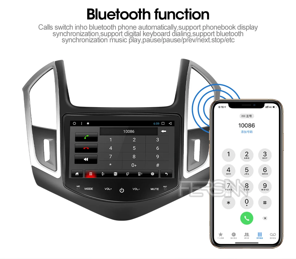 Fersinny android 9,0 PX30 автомобильный dvd gps плеер для Chevrolet Cruze 2013 с автомобильным Радио Видео плеером gps навигация автомобиля