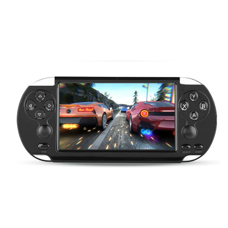 Черный X9S игровая консоль 8G rom 5,1 дюймов HD экран Портативный игровой плеер MP3 MP4 MP5 плеер видеокамера портативная игровая консоль - Цвет: Черный
