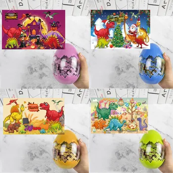 

Dinosaur Puzzle, Wooden Puzzles 60 Pieces Puzzles for Kids 3 Years+Dino Toys Boy Childrens Kids Educational Toy Christmas Gift